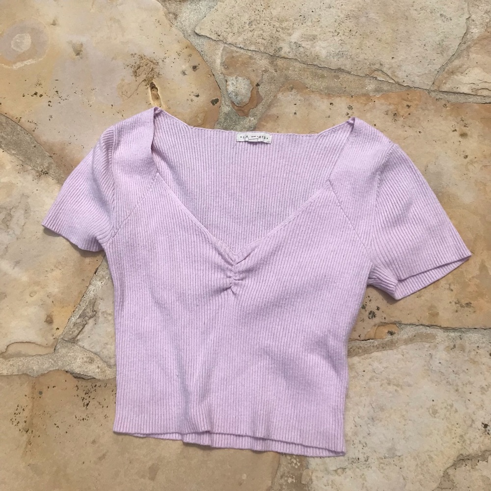 Pink PacSun crop top